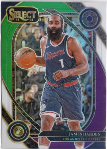 James Harden [Green White Purple Prizm] #202