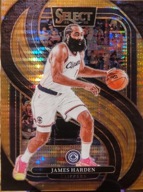 James Harden [Neon Orange Pulsar Prizm] #103