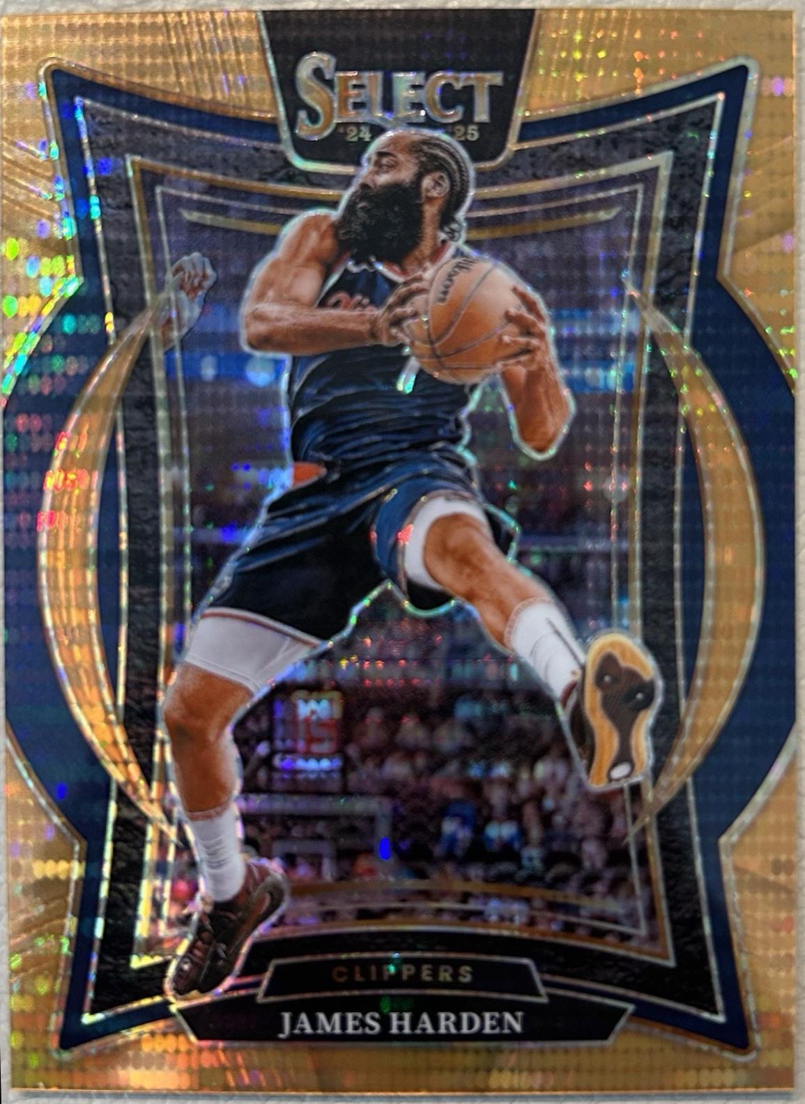 James Harden [Neon Orange Pulsar Prizm] #57