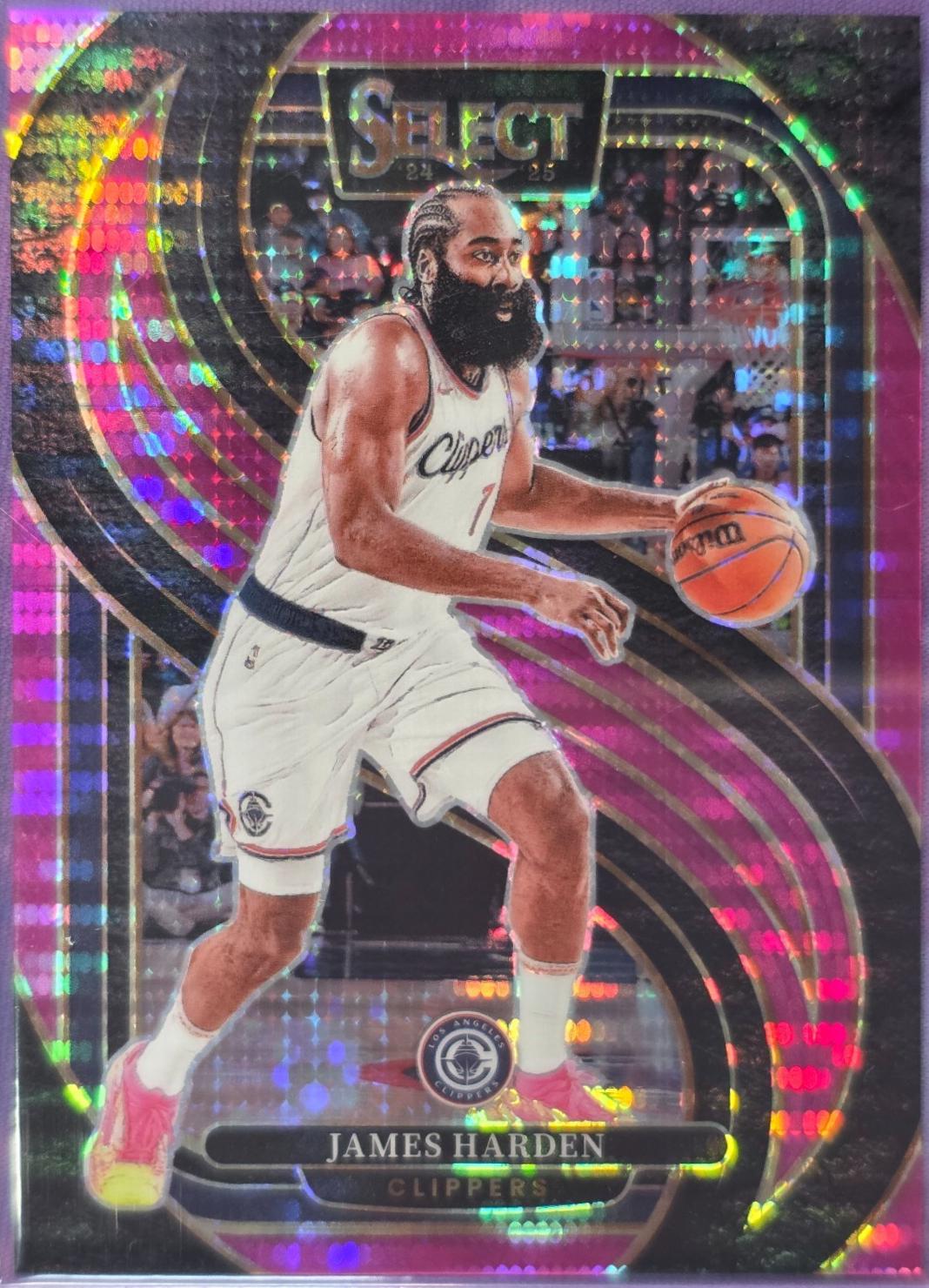 James Harden [Neon Purple Pulsar Prizm] #103