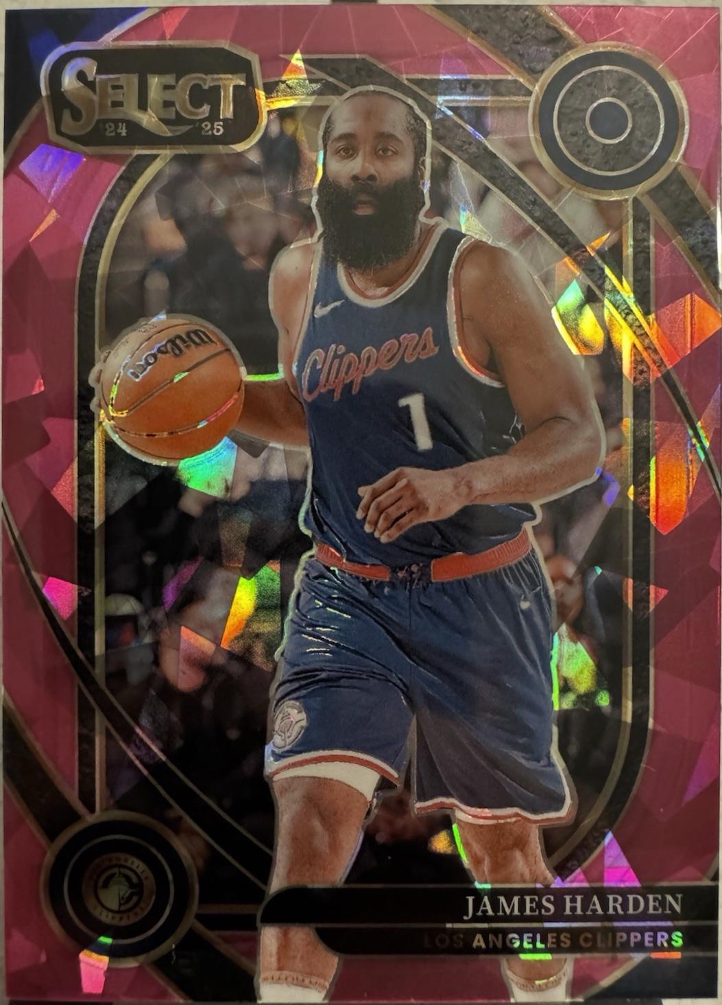 James Harden [Purple Cracked Ice Prizm] #202