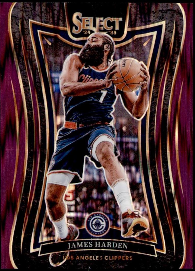 James Harden [Purple Flash Prizm] #351