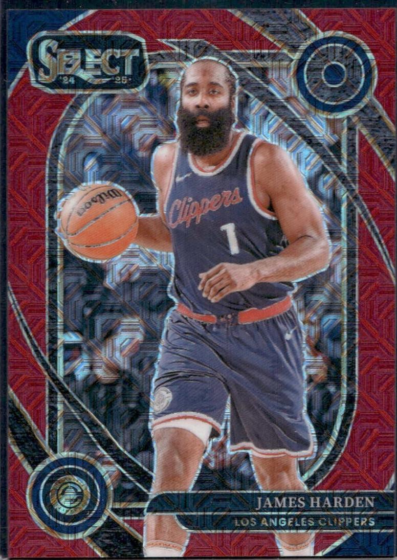 James Harden [Red Mojo Prizm] #202