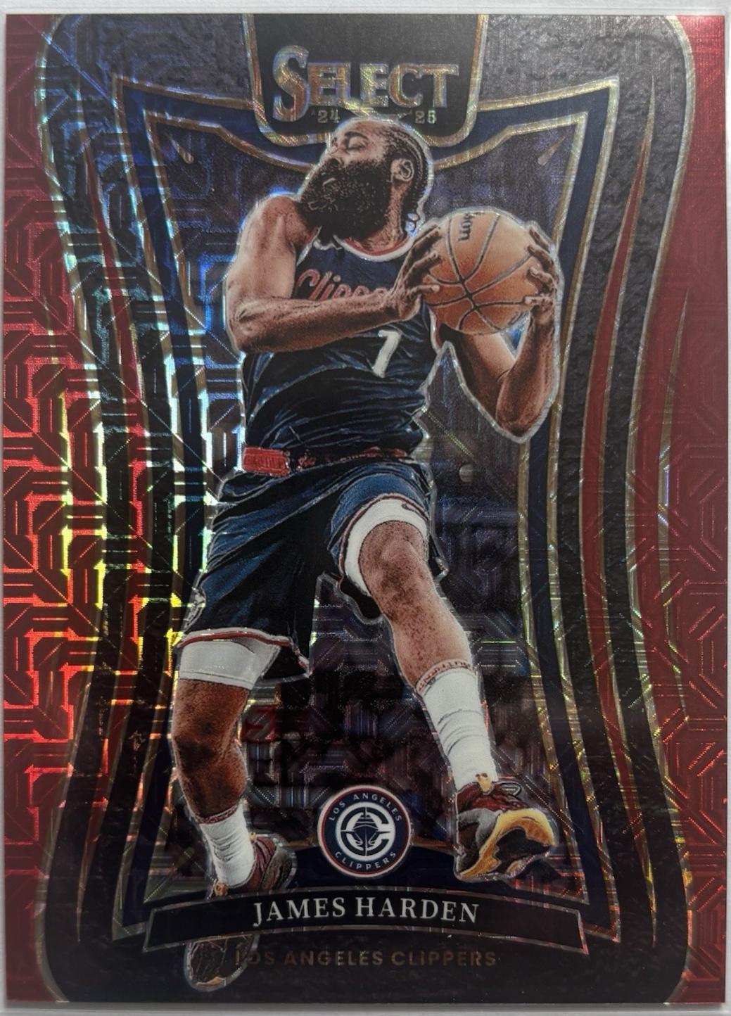 James Harden [Red Mojo Prizm] #351