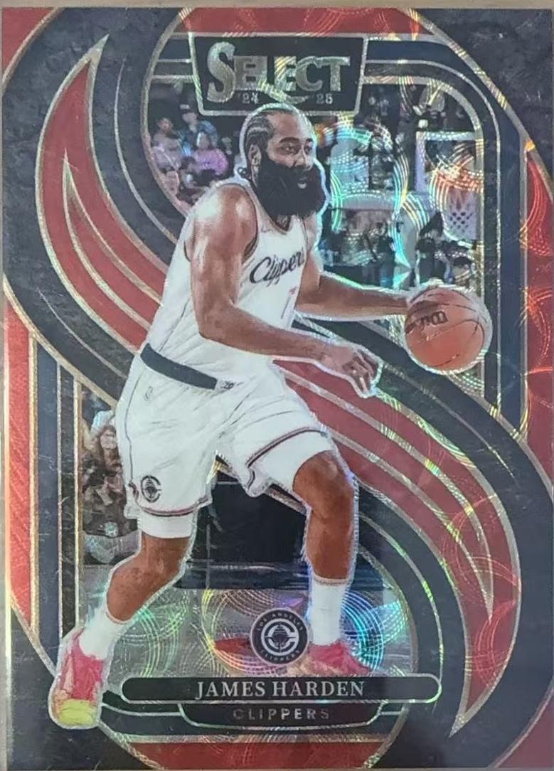 James Harden [Red Scope Prizm] #103