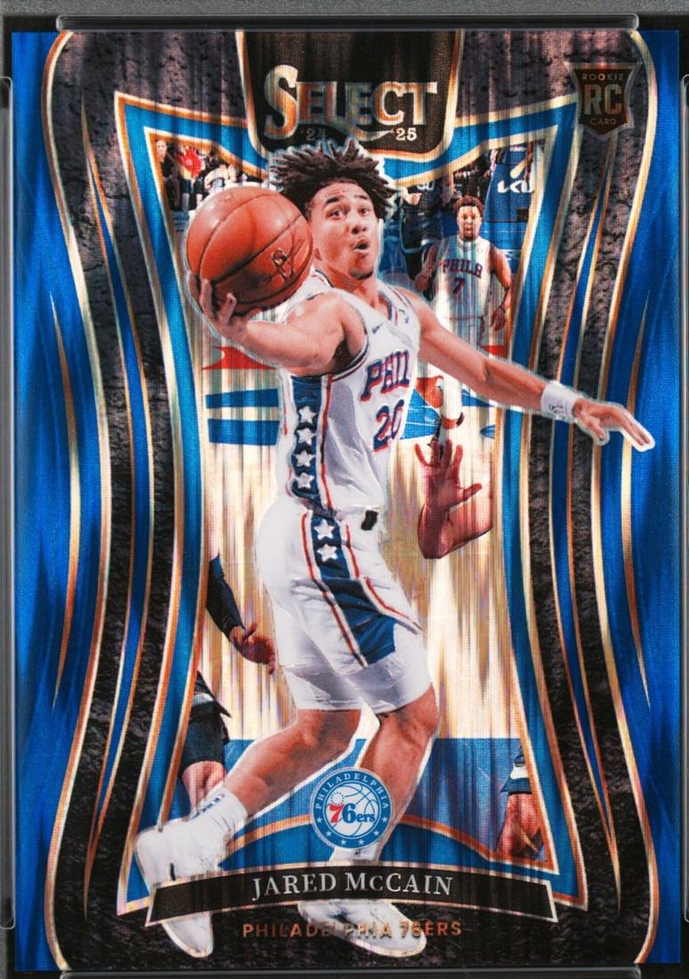 Jared McCain [Blue Flash Prizm] #393