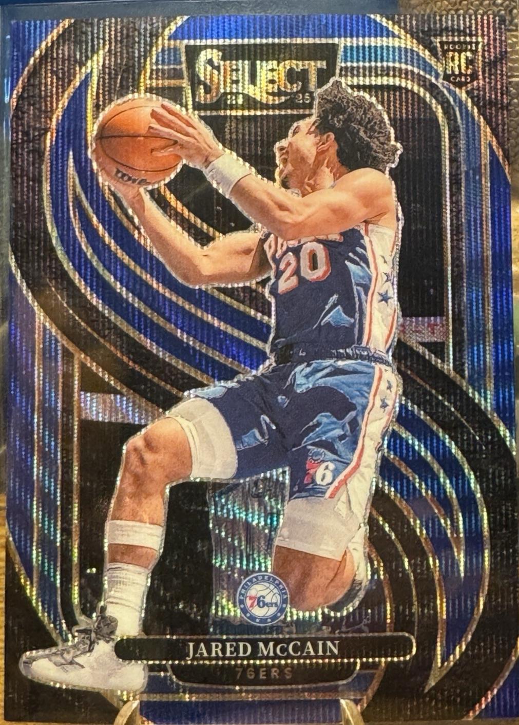 Jared McCain [Blue Wave Prizm] #184