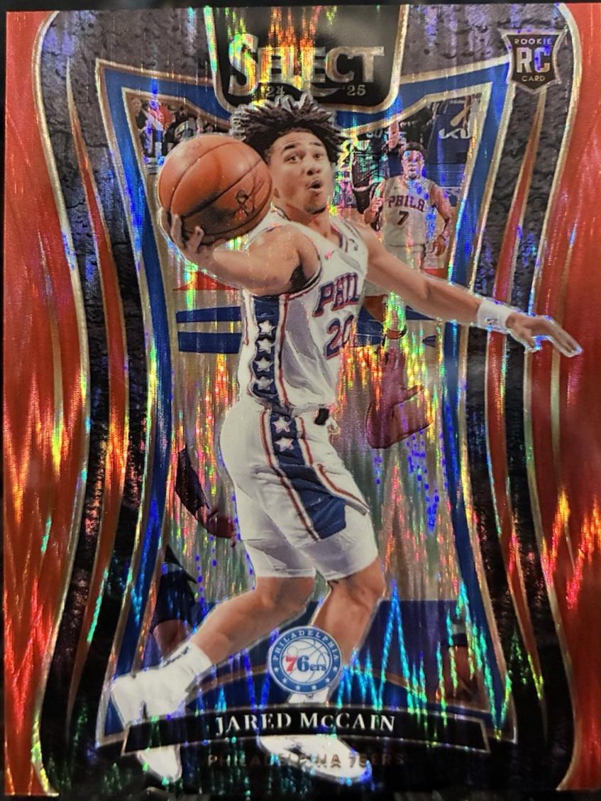 Jared McCain [Red Flash Prizm] #393