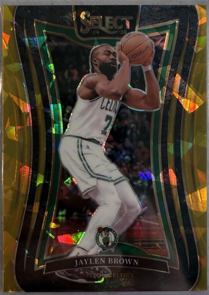 Jaylen Brown [Gold Cracked Ice Prizm] #361