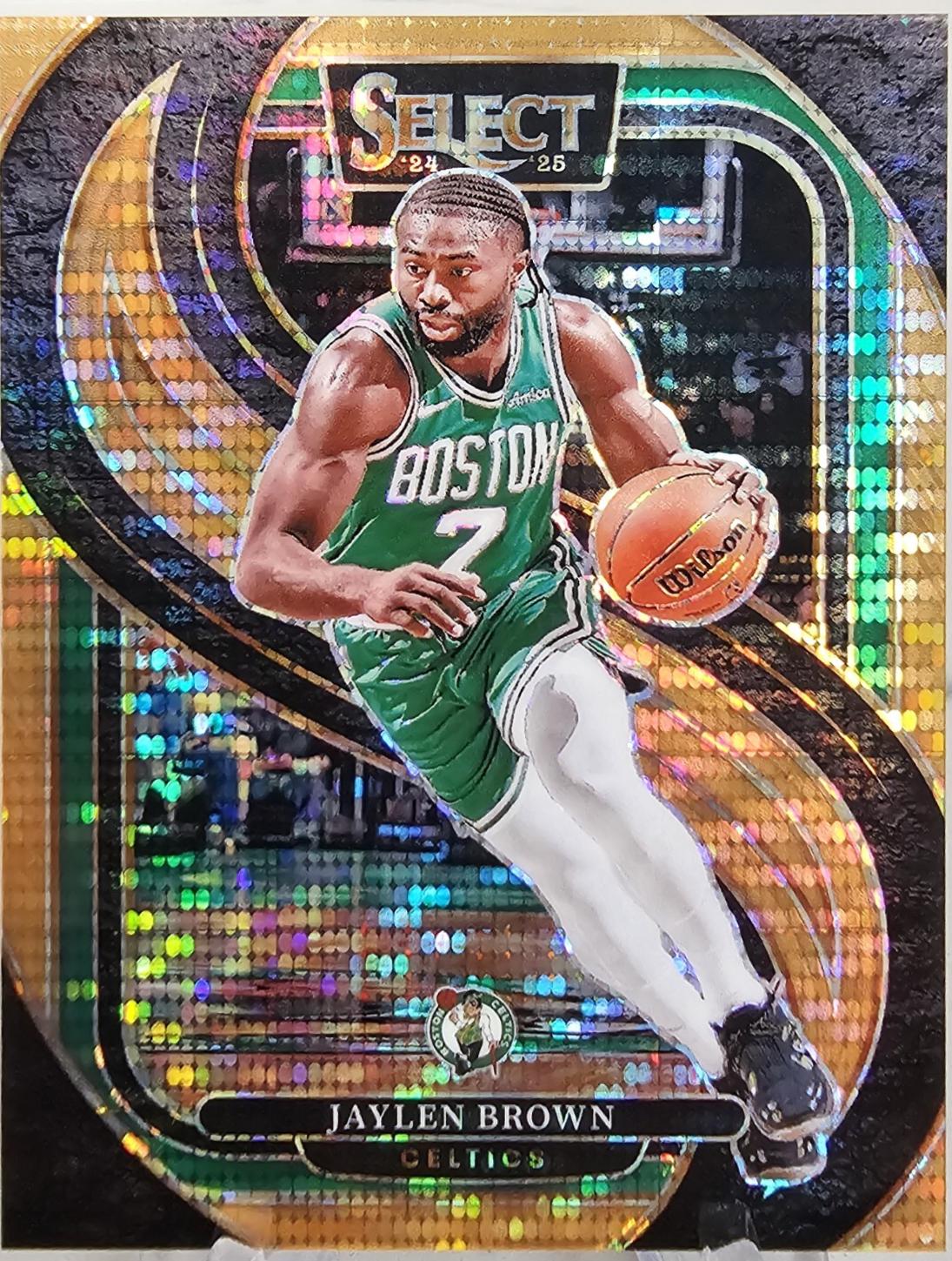 Jaylen Brown [Neon Orange Pulsar Prizm] #146