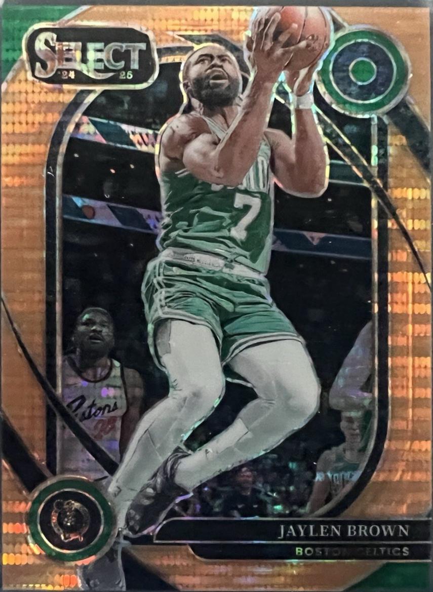 Jaylen Brown [Neon Orange Pulsar Prizm] #254
