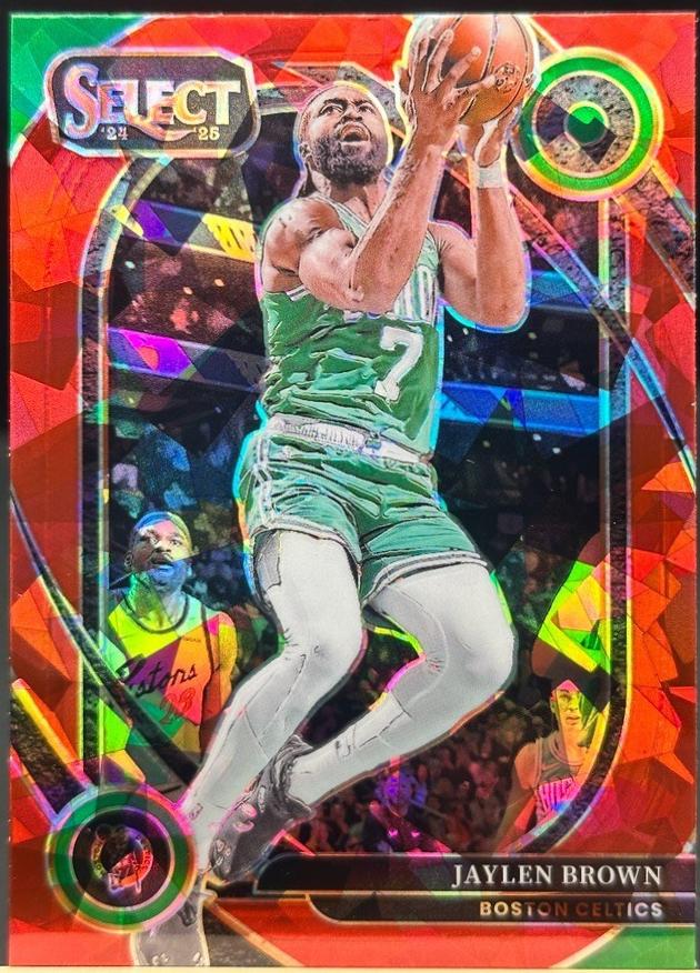 Jaylen Brown [Red Cracked Ice Prizm] #254