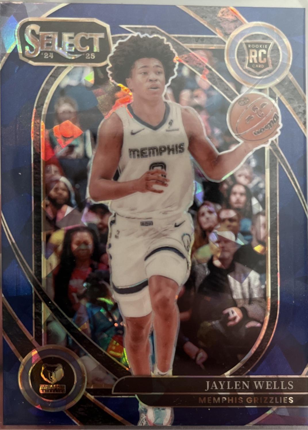Jaylen Wells [Blue Cracked Ice Prizm] #267