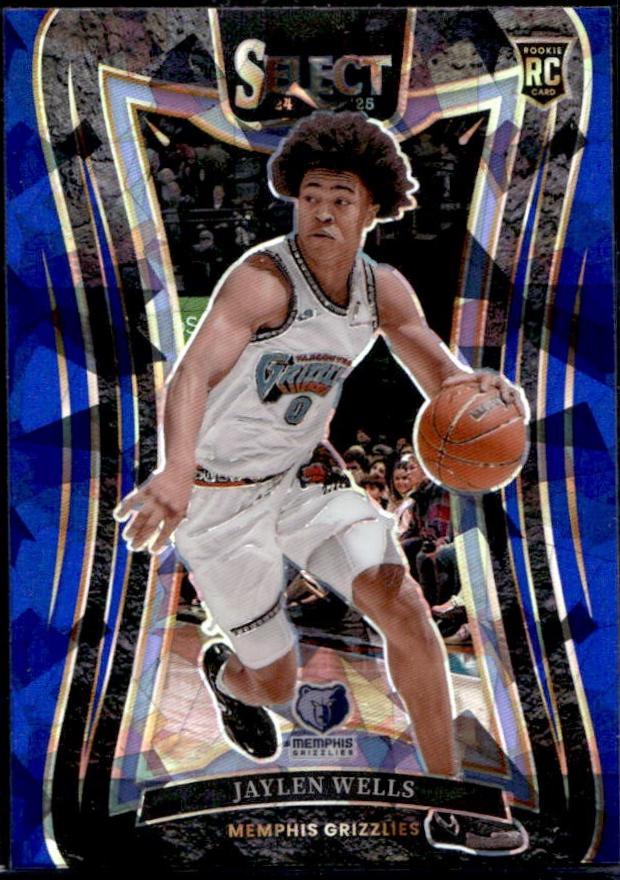Jaylen Wells [Blue Cracked Ice Prizm] #371
