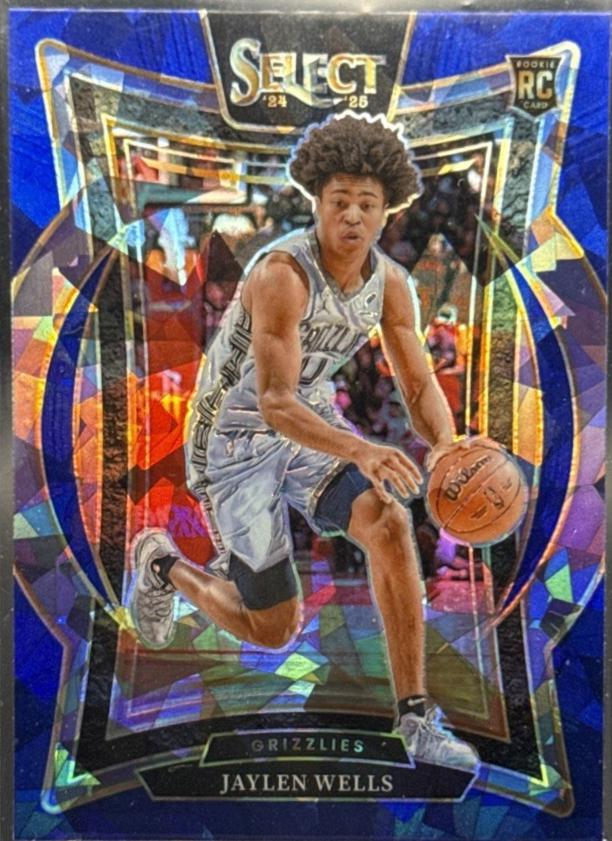 Jaylen Wells [Blue Cracked Ice Prizm] #79