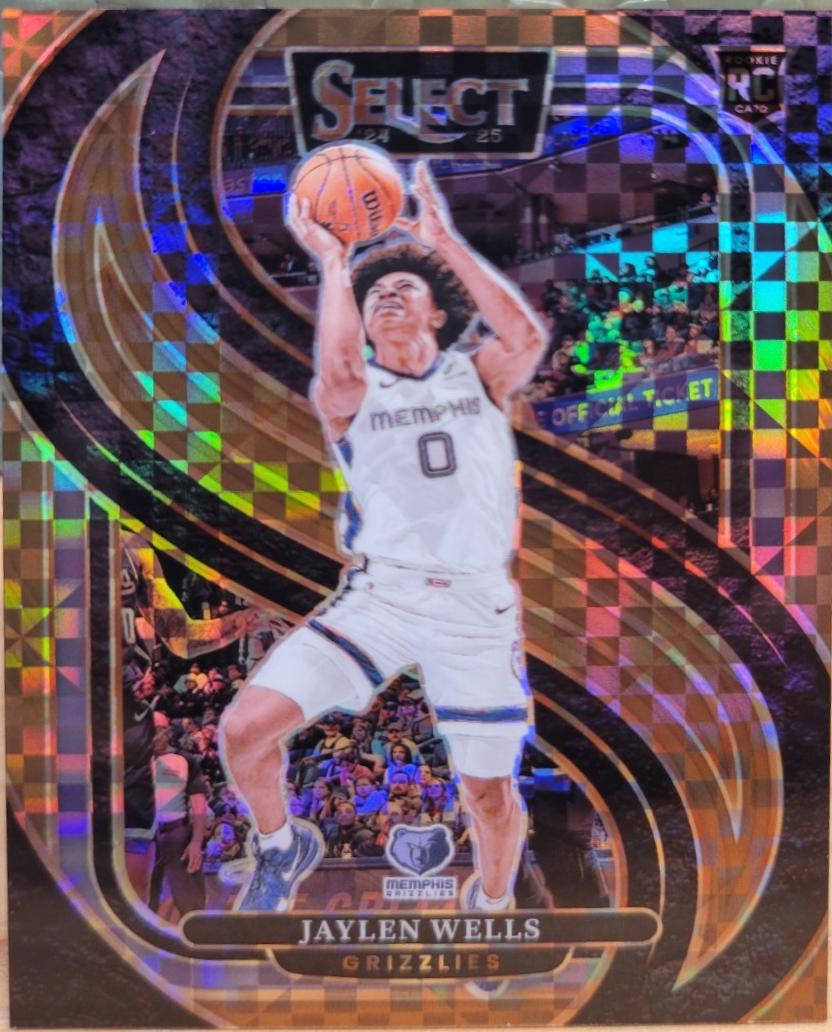 Jaylen Wells [Bronze Checker Prizm] #188