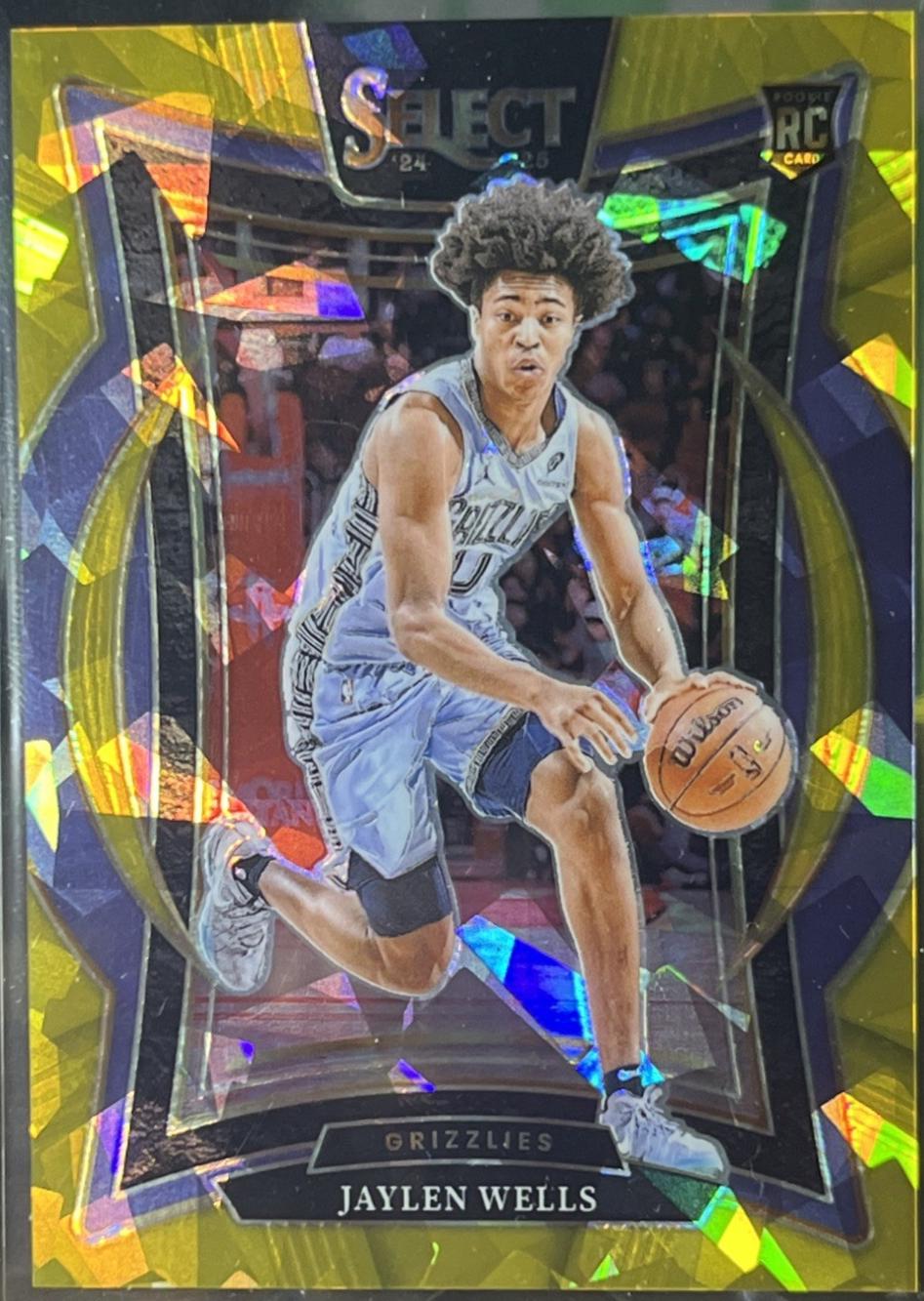 Jaylen Wells [Gold Cracked Ice Prizm] #79