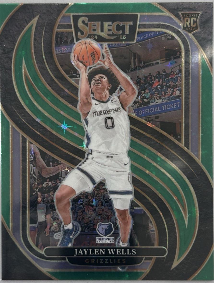 Jaylen Wells [Green Stars Prizm] #188
