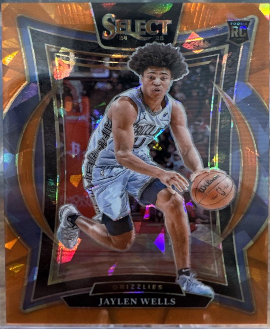 Jaylen Wells [Orange Cracked Ice Prizm] #79