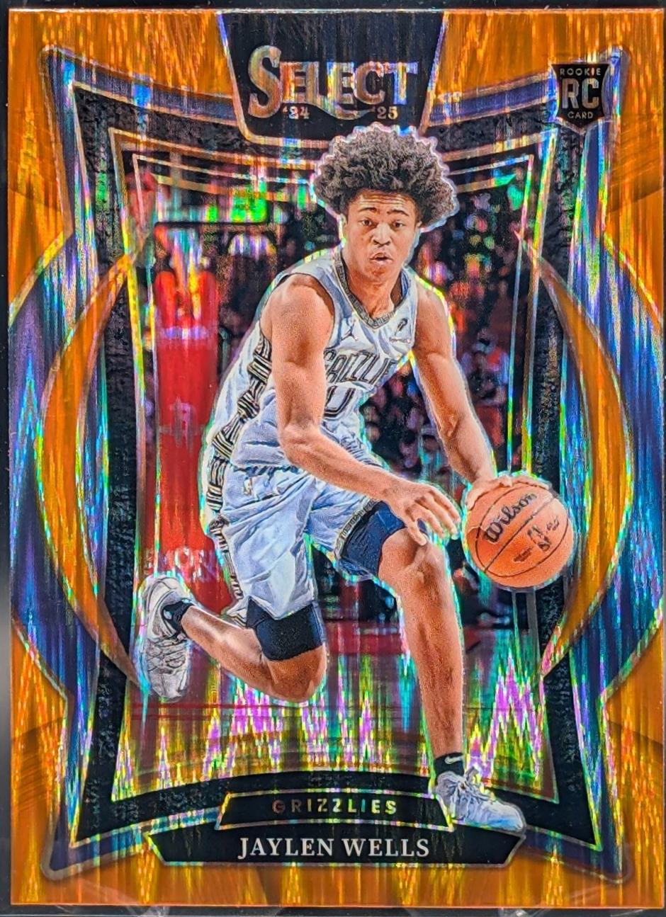 Jaylen Wells [Orange Flash Prizm] #79