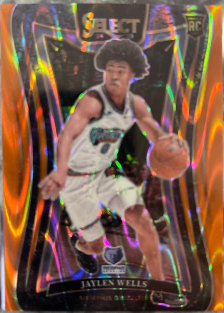 Jaylen Wells [Orange Tectonic Prizm] #371