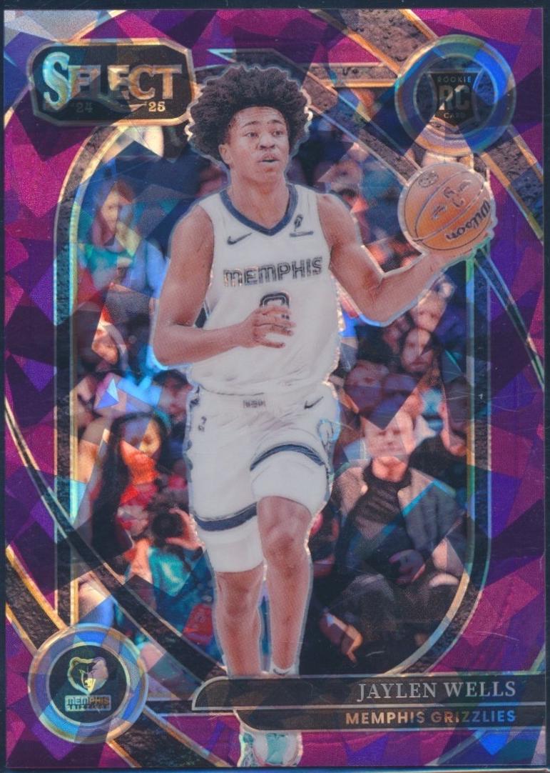 Jaylen Wells [Purple Cracked Ice Prizm] #267