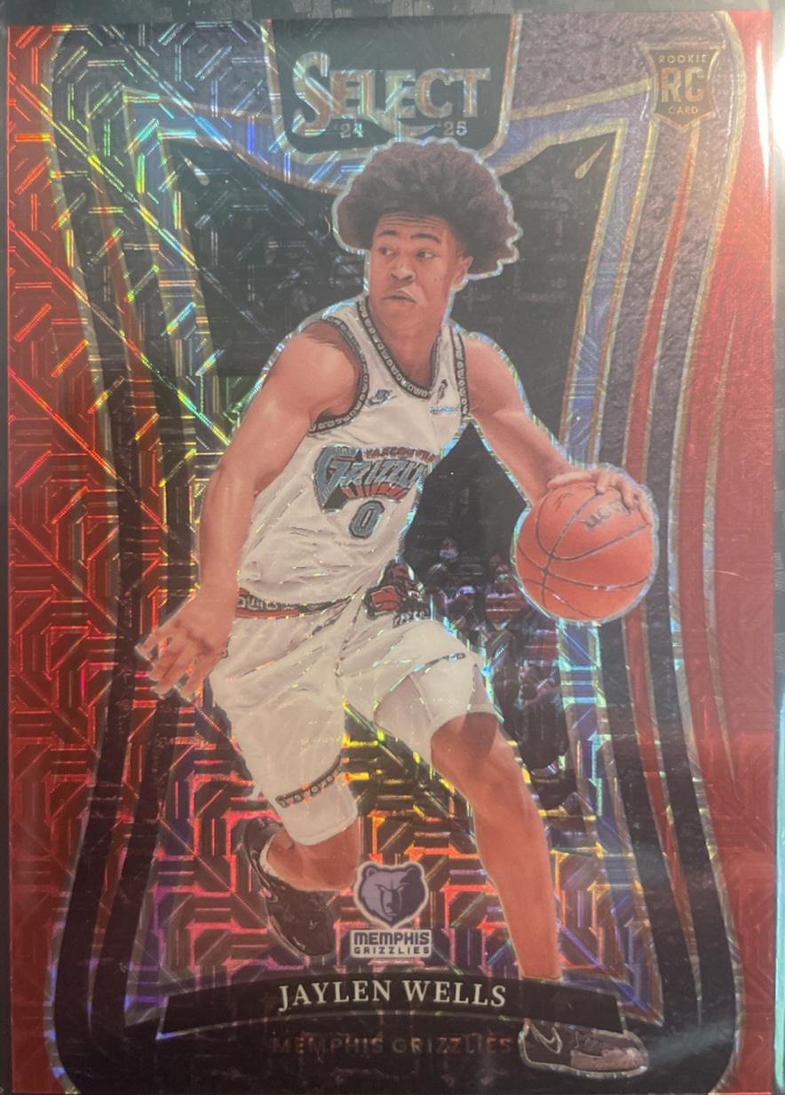 Jaylen Wells [Red Mojo Prizm] #371