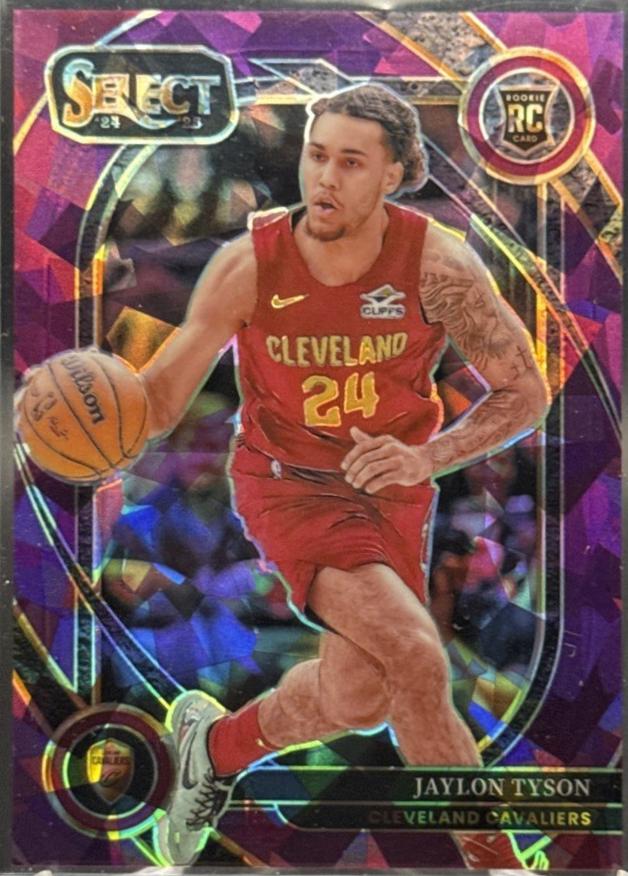 Jaylon Tyson [Purple Cracked Ice Prizm] #282