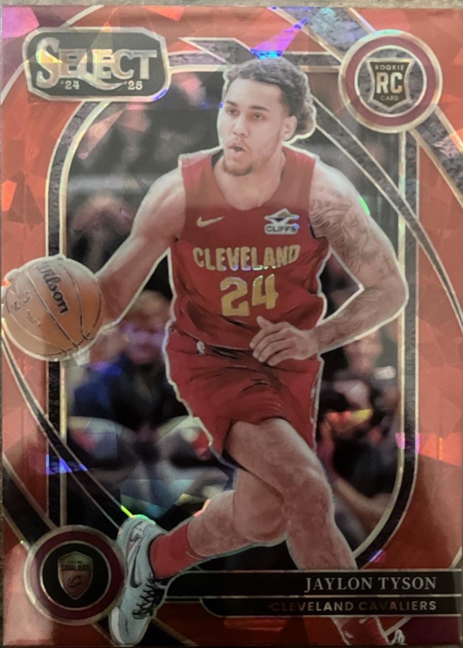 Jaylon Tyson [Red Cracked Ice Prizm] #282