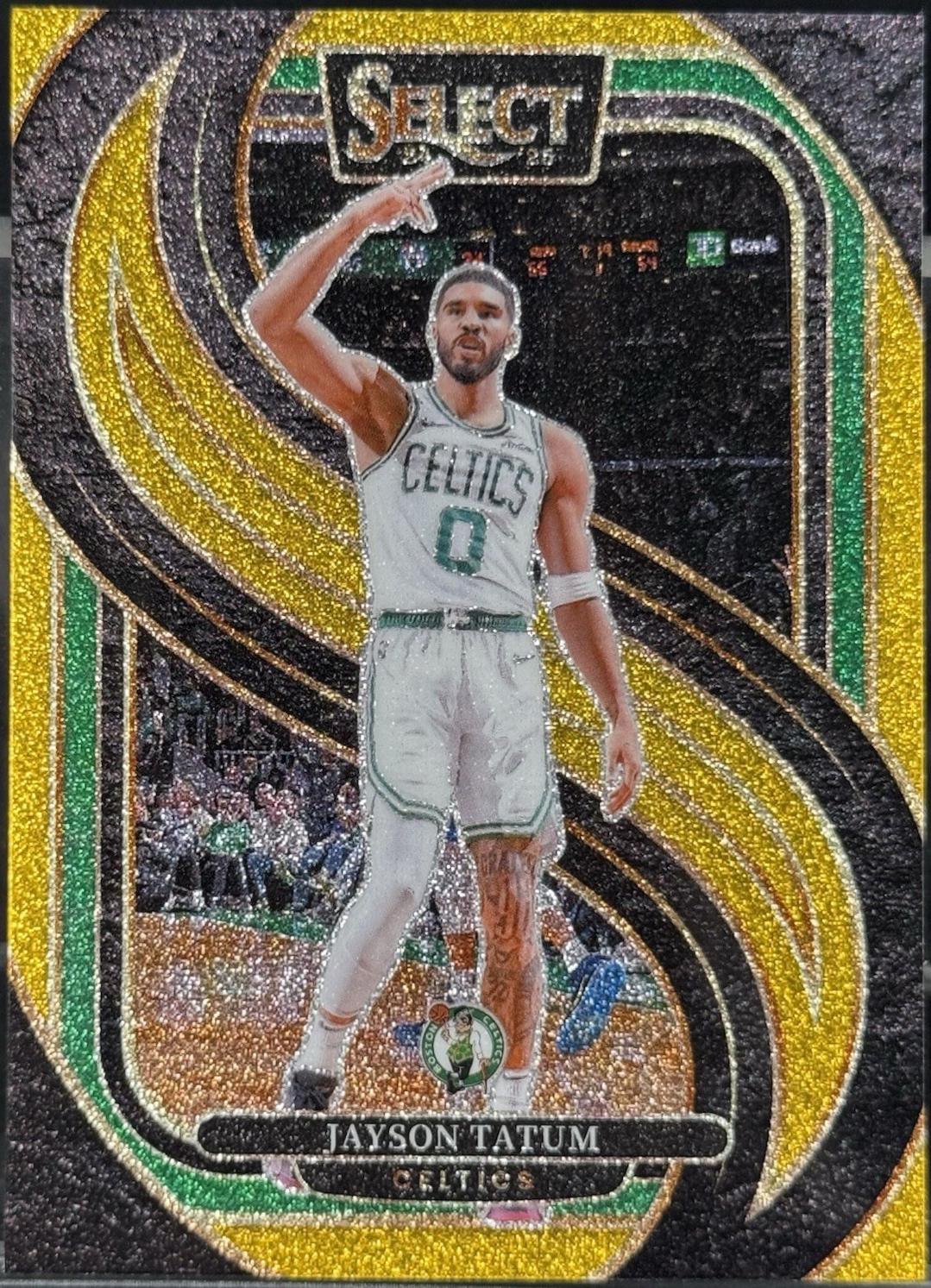 Jayson Tatum [Gold Glitter Prizm] #110