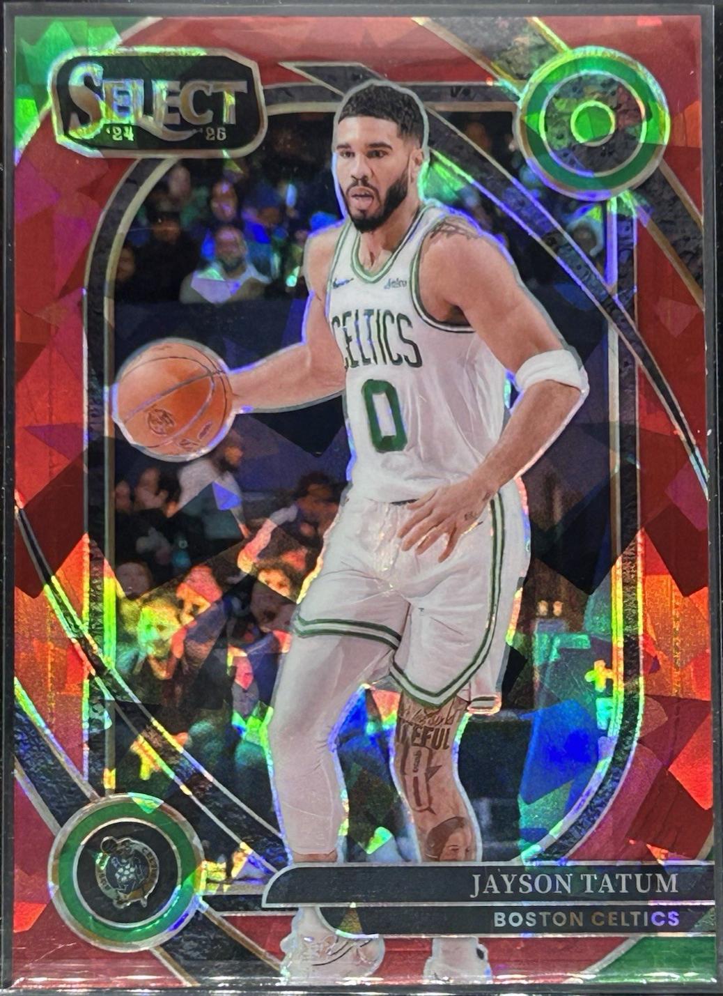 Jayson Tatum [Red Cracked Ice Prizm] #246
