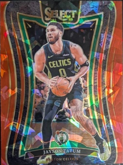 Jayson Tatum [Red Cracked Ice Prizm] #307