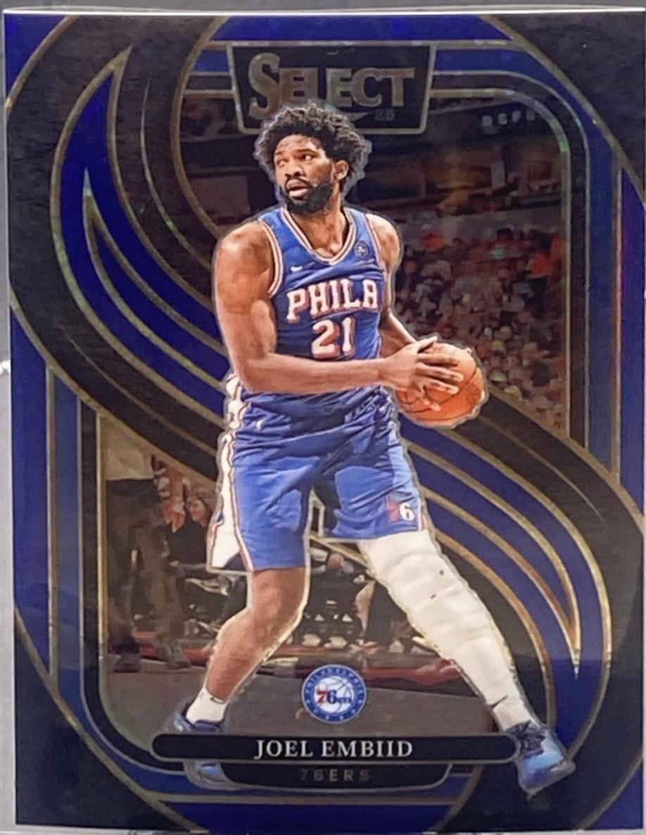 Joel Embiid [Blue Disco Prizm] #101