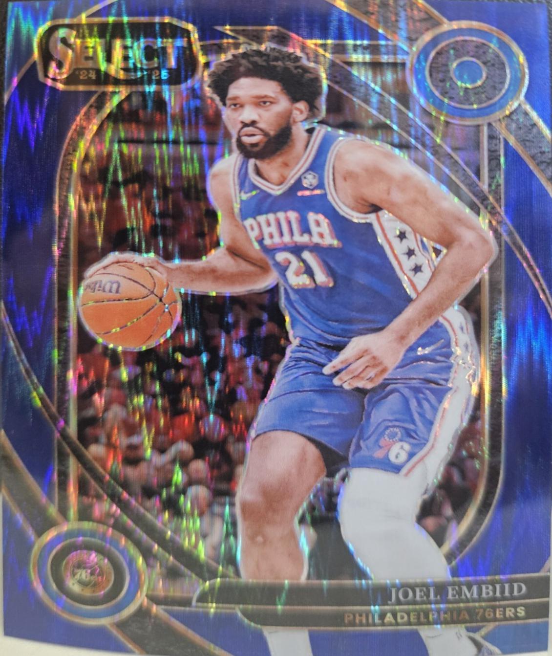 Joel Embiid [Blue Flash Prizm] #236