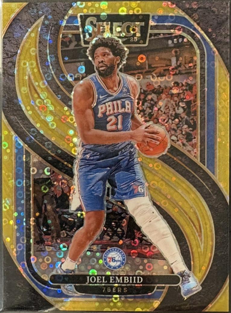 Joel Embiid [Gold Disco Prizm] #101
