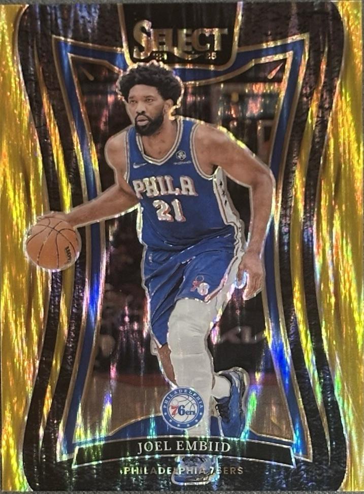 Joel Embiid [Gold Flash Prizm] #321
