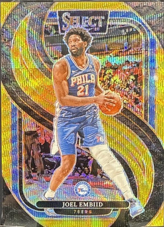 Joel Embiid [Gold Wave Prizm] #101