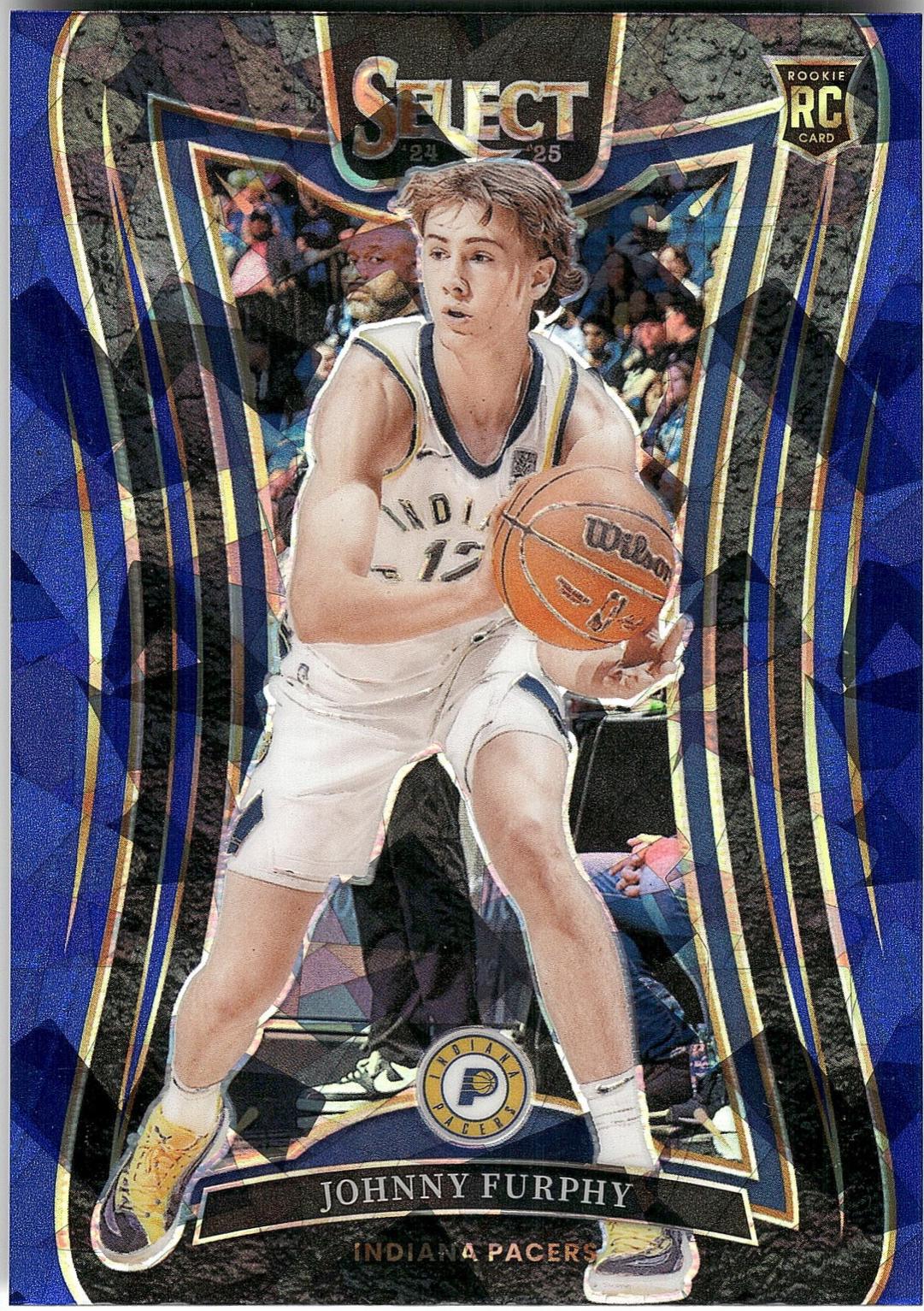 Johnny Furphy [Blue Cracked Ice Prizm] #297