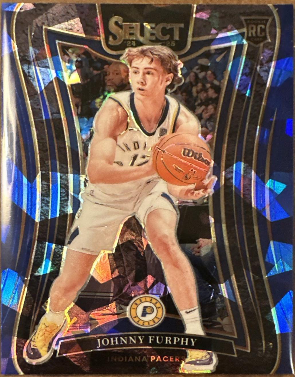 Johnny Furphy [Blue Cracked Ice Prizm] #367