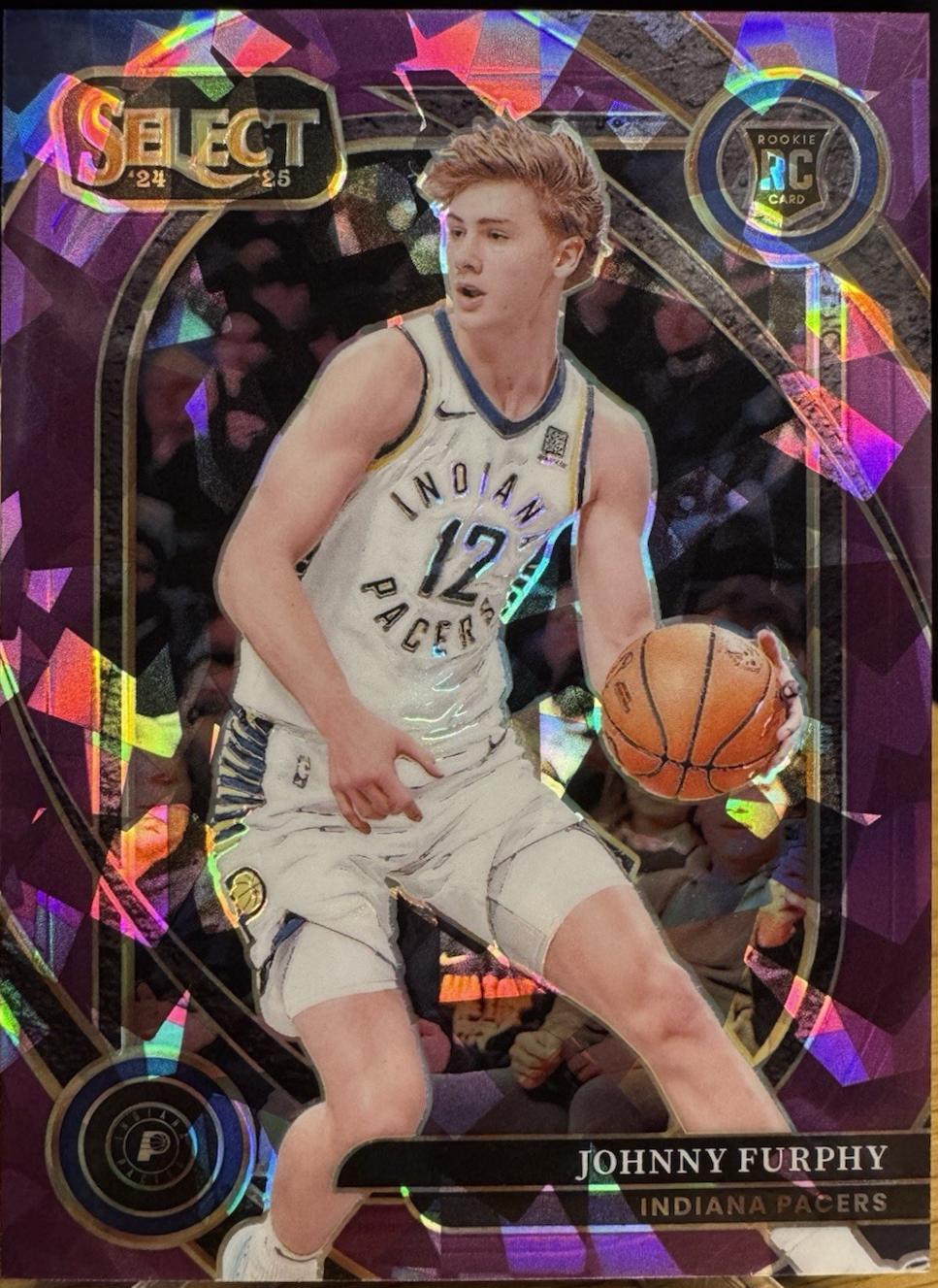 Johnny Furphy [Purple Cracked Ice Prizm] #297