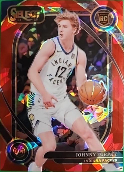 Johnny Furphy [Red Cracked Ice Prizm] #297