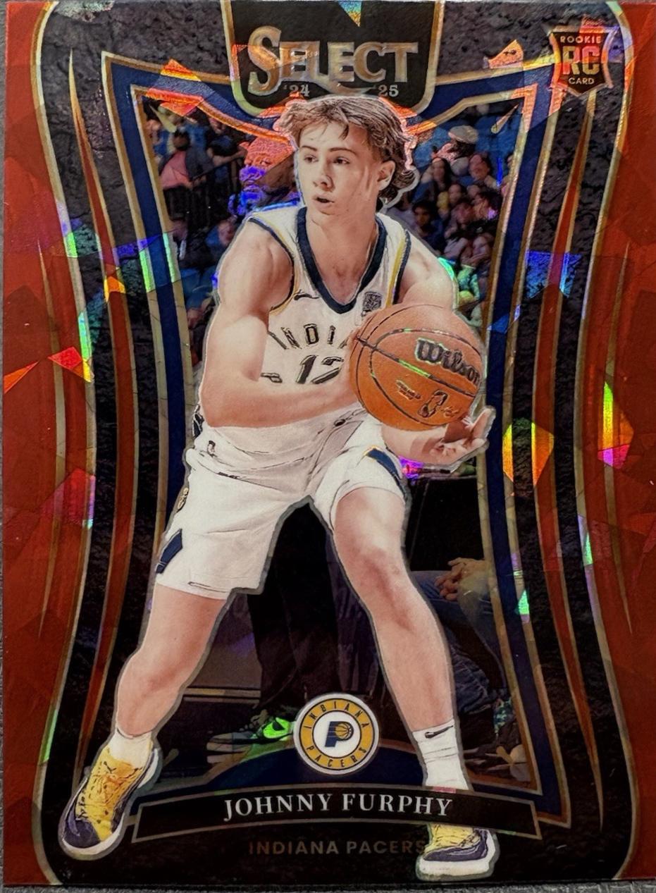 Johnny Furphy [Red Cracked Ice Prizm] #367