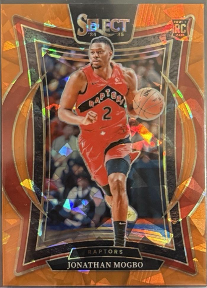 Jonathan Mogbo [Orange Cracked Ice Prizm] #87