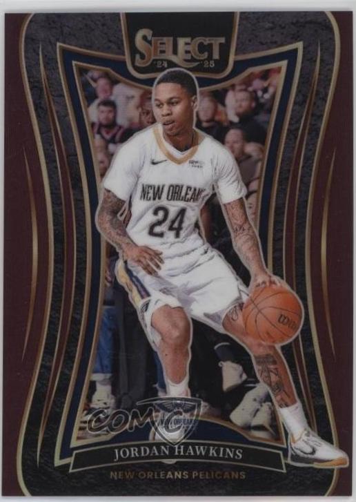 Jordan Hawkins [Maroon Prizm] #348