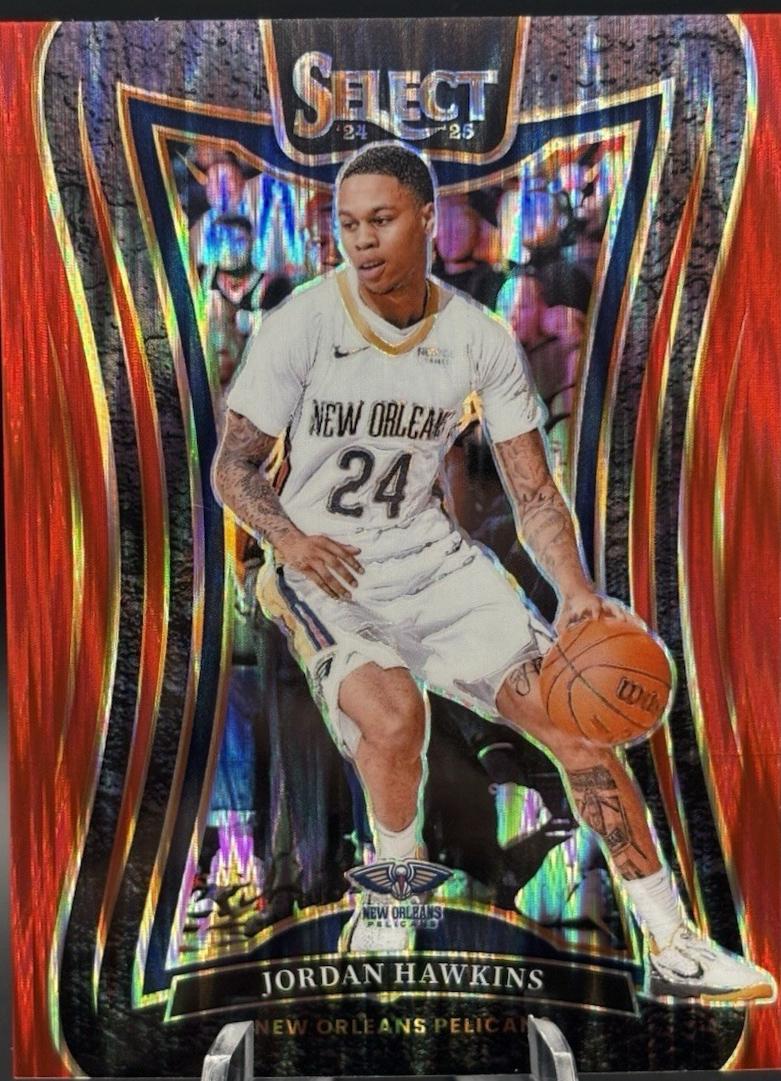 Jordan Hawkins [Red Flash Prizm] #348