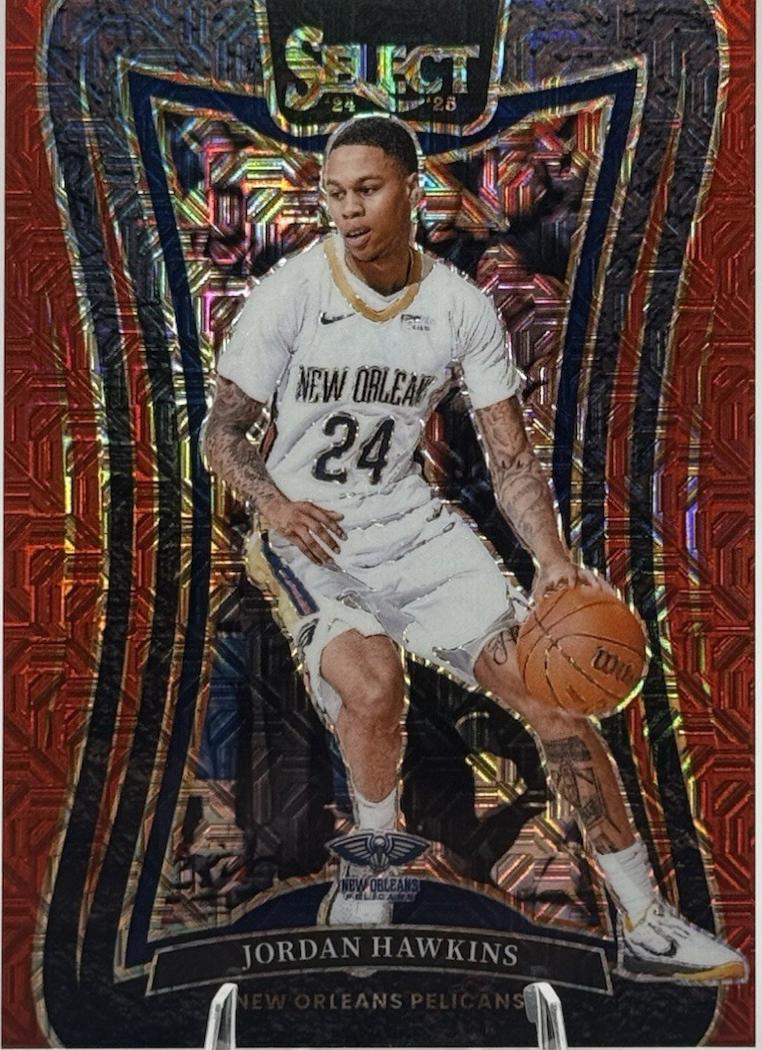 Jordan Hawkins [Red Mojo Prizm] #348