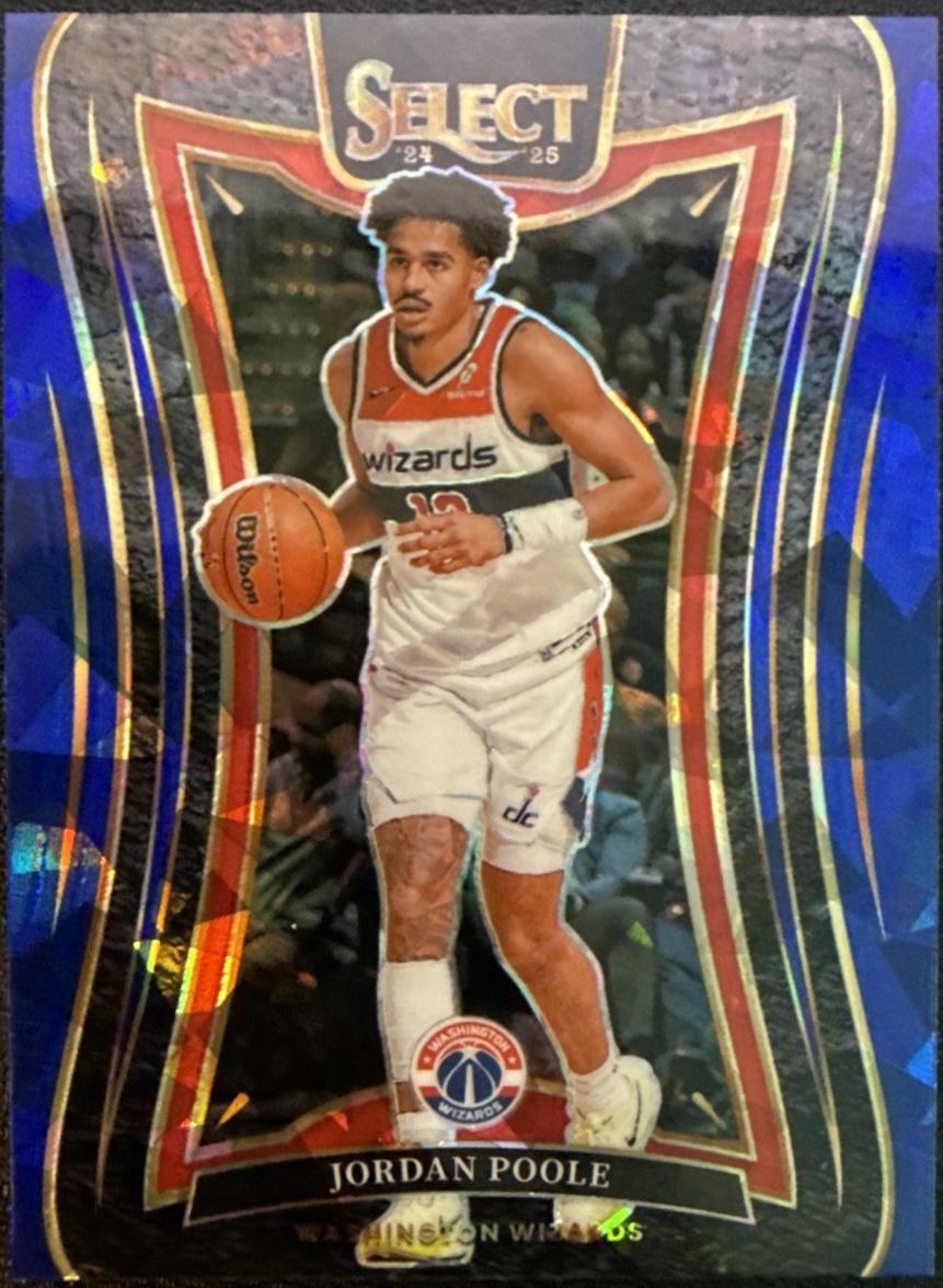 Jordan Poole [Blue Cracked Ice Prizm] #308
