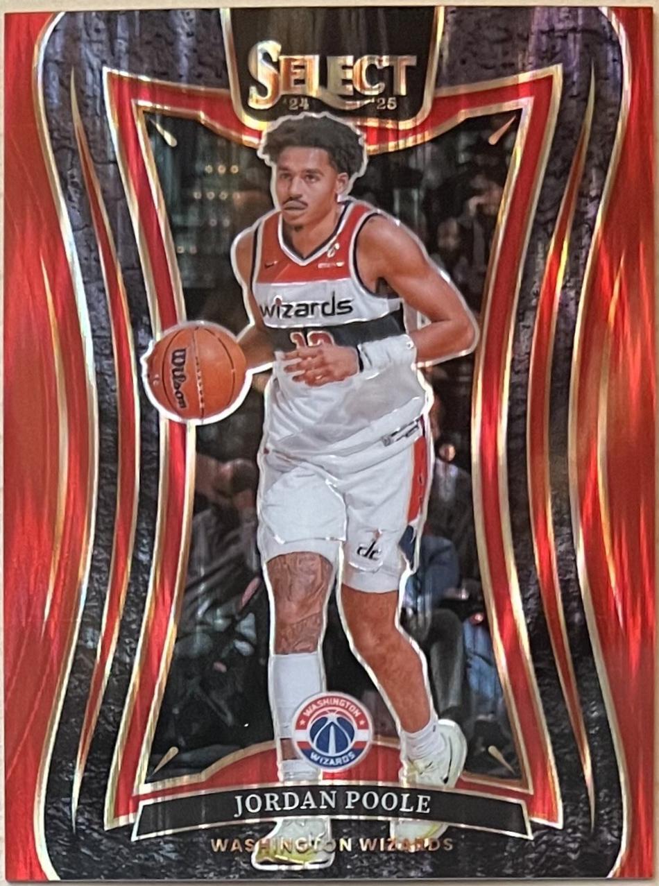Jordan Poole [Red Flash Prizm] #308