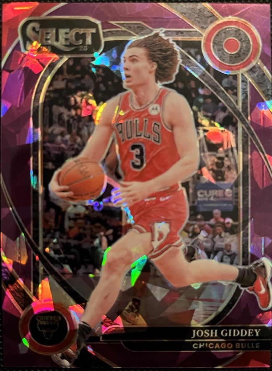 Josh Giddey [Purple Cracked Ice Prizm] #238