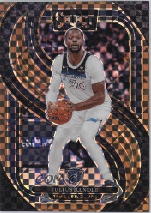 Julius Randle [Bronze Checker Prizm] #129